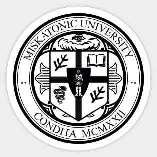 Miskatonic University Logo Sticker